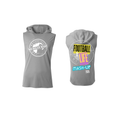 Gray Cut-Off Dryfit Hoodie