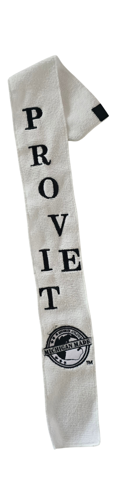Prove It Streamer Towels Design #1 White