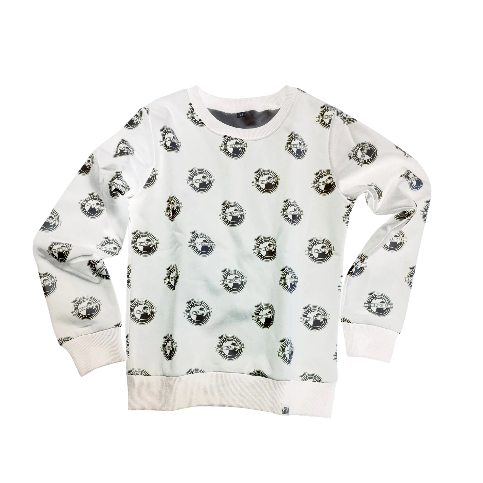 White Crew Neck Sweatshirt