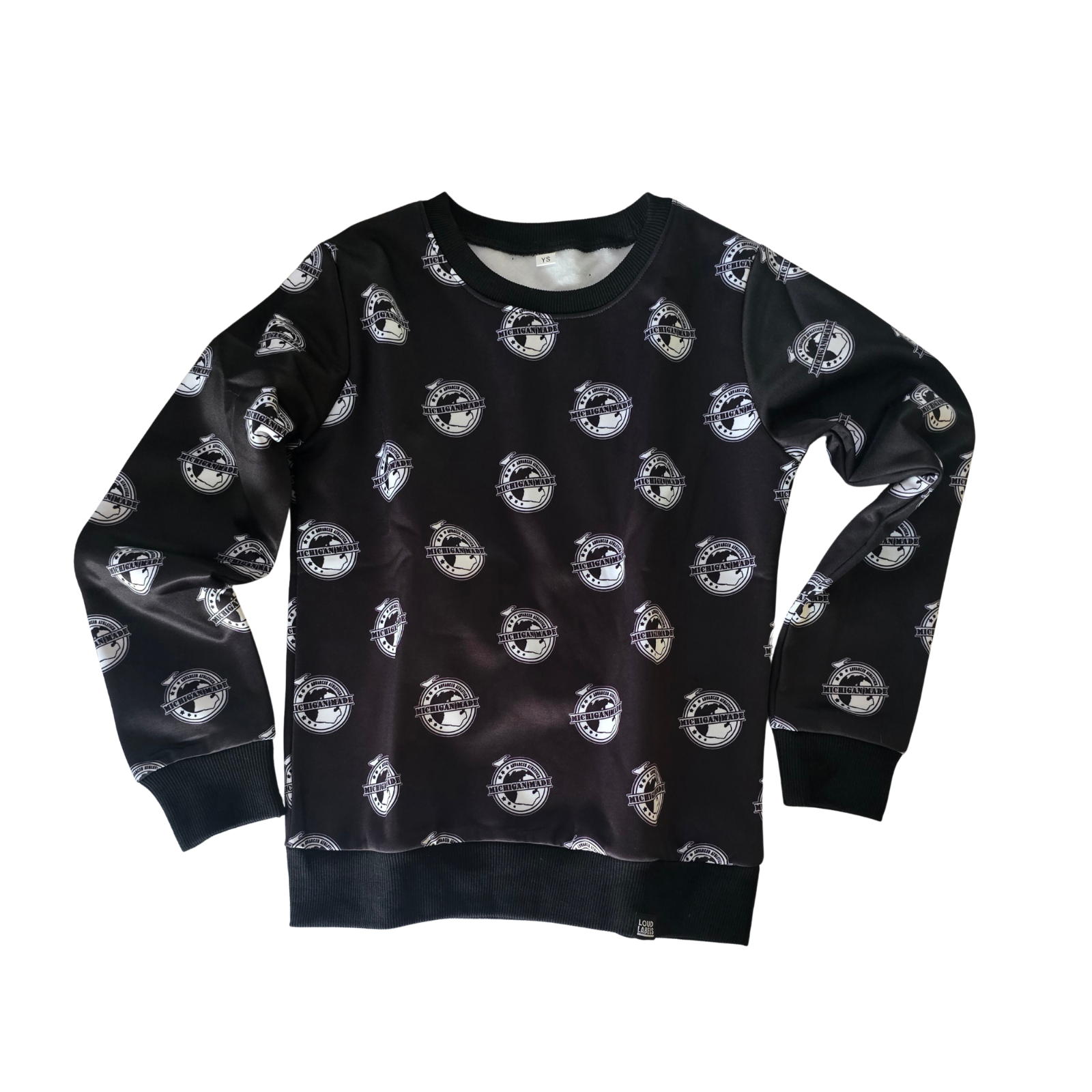 Black Crew Neck Sweatshirt